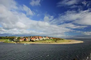 Crosses: Alnmouth coastal village and holiday resort, view