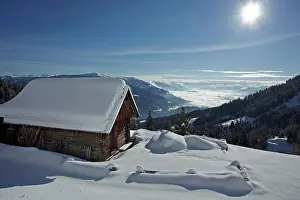Huts: Alp cottage at Hohe Tauern mountain range, Liesertal