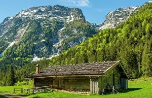 Berchtesgaden: Alpine hut below the iceberg, Reiteralpe, Berchtesgadener