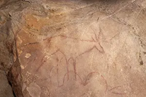 Ancient: ALTAI MOUNTAINS, VALLEY OF ROCK PAINTINGS, PAINTINGS