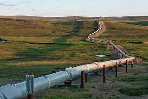 Anwr: The Alyeska Pipeline carrying oil from Prudhoe Bay
