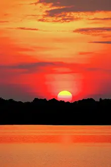 Amazonia: Amazon Jungle, Brazil, Sunsets over the