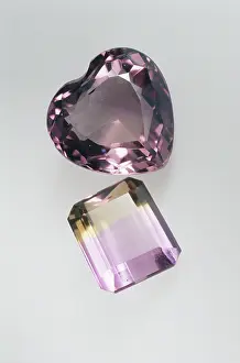Gemstones: Amethyst and citrine