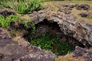 Chambers: Ana te Pahu Cave (Ithe Cave of RoomsI), lava tube