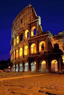Gladiator: Ancient cobblestone road leading to the