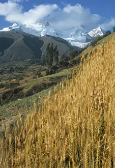 Landforms: Andes with Mount Huandoy