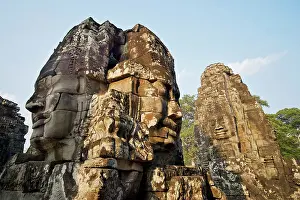 Brian Mcdairmant: Angkor Bayon faces - Cambodia