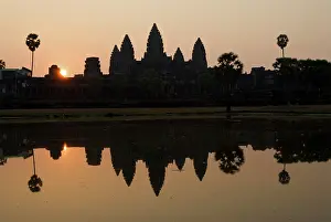 Brian Mcdairmant: Angkor Wat sunrise reflected