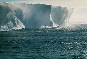 Edwin Mickleburgh: Antarctic - Ice shelf, with drift snow, Hayley Bay