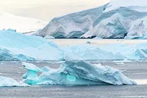 Iceberg: Antarctica, Andvord Bay, Neko Harbour. Landscape with