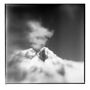 Lemaire: Antarctica, Blurred black and white image