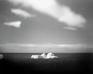 Deception: Antarctica, Blurred black and white image