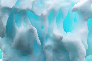 Iceberg: Antarctica, Cuverville Island. Close-up of iceberg. ic Cathy