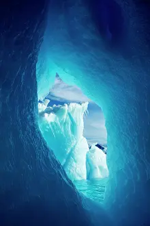 Enterprise: Antarctica, Iceberg framed in arch of another