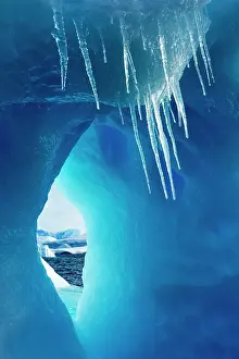 Enterprise: Antarctica, Icicles hang from iceberg near