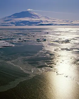 Erebus: Antarctica - Mount Erebus active VolcanoRoss Island