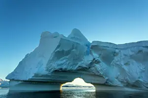 Arched: Antarctica, Petermann Island, Midnight sun