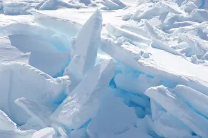 Breaking: Antarctica, Ross Sea. Pack ice pressure