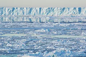 Tabular: Antarctica, Snow Hill Island. Broken pack