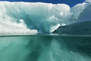 Enterprise: Antarctica, Underwater view of melting iceberg