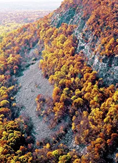 Pocono: Anticline and Talus Slope