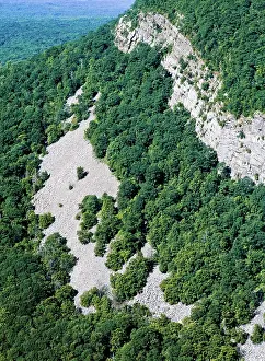 Pocono: Anticline and Talus Slope