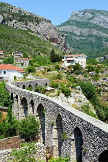 Gastronomy: Aqueduct in the historical settlement, Stari Bar