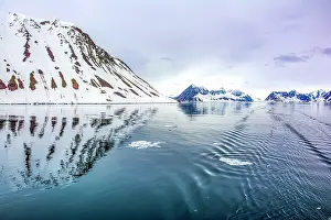 Murray Mccallum: Arctic Ocean, Svalbard Islands, Norway. Landscape view of