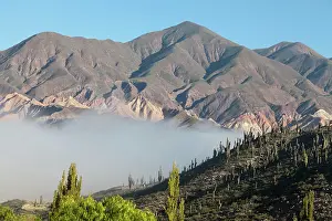 Riegel: Argentina, Jujuy, view of the village Tilcara