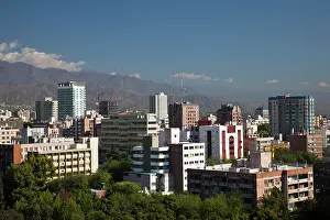 Rooftop: Argentina, Mendoza Province, Mendoza. City