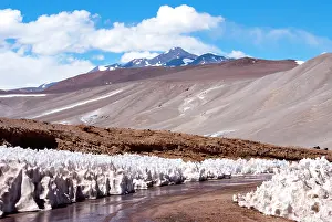 Brava: Argentina, Provinca La Rioja, ice formation
