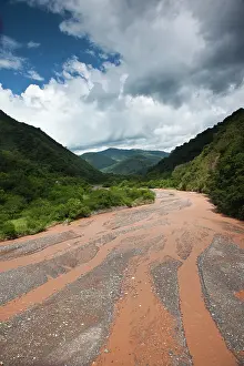 Salta: Argentina, Salta Province, Chicoana. Rio