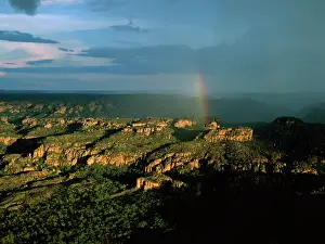 Arnhemland: Arnhemland Escarpment - with tropical rain storm