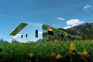 Bern: Art Gallery Mirage Gstaad, Mirror House on the mountain