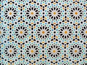 Student: Artistic Tile Works - in one of the numerous medersas