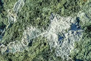 Mines: Asbestos fibers, Old Asbestos mines Queyras, under