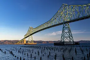 Bridge: The Astoria Megler Bridge over the Columbia River in