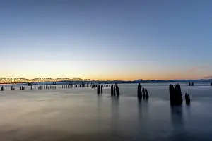 Bridge: The Astoria Megler Bridge over the Columbia River in