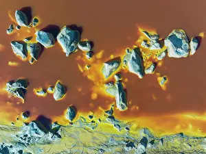 Weird: Detail ate the bank of the Rio Tinto (Red river)