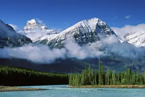 Athabasca: Athabasca River and Rocky Mountains