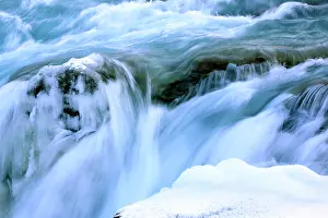 Partially: Athabaska Falls - partially frozen