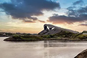 Lane: Atlantic Road, striking Storseisundbrua Bridge
