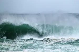 Islay: Atlantic Storm Waves breaking on rocky shore