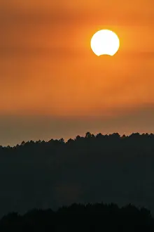 2017: August 21st, 2017, Solar eclipse at dusk - Galicia, Spain