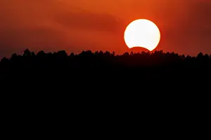2017: August 21st, 2017, Solar eclipse at dusk - Galicia, Spain