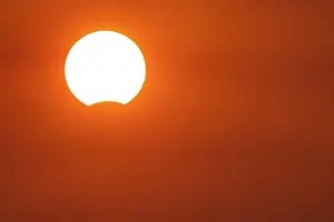 2017: August 21st, 2017, Solar eclipse at dusk - Galicia, Spain