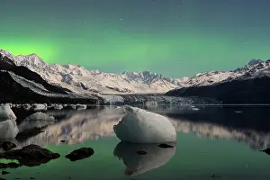 Spectacles: Aurora borealis over College Fjord, Prince William