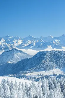 Foothills: Aussicht von der Rigi, Schweiz