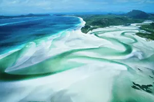 Spirals: Australia - Whitsunday Island Hill inlet, Whitehaven Beach