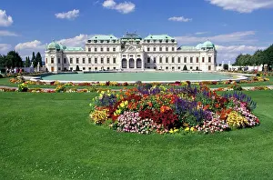 Feature: Austria. Belvedere Castle, summer garden